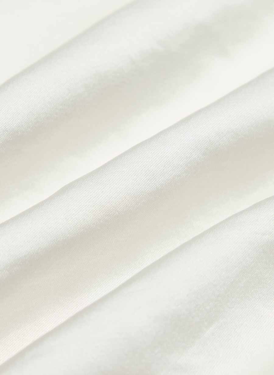 martini satin-halterbluse hellbirkenfarben