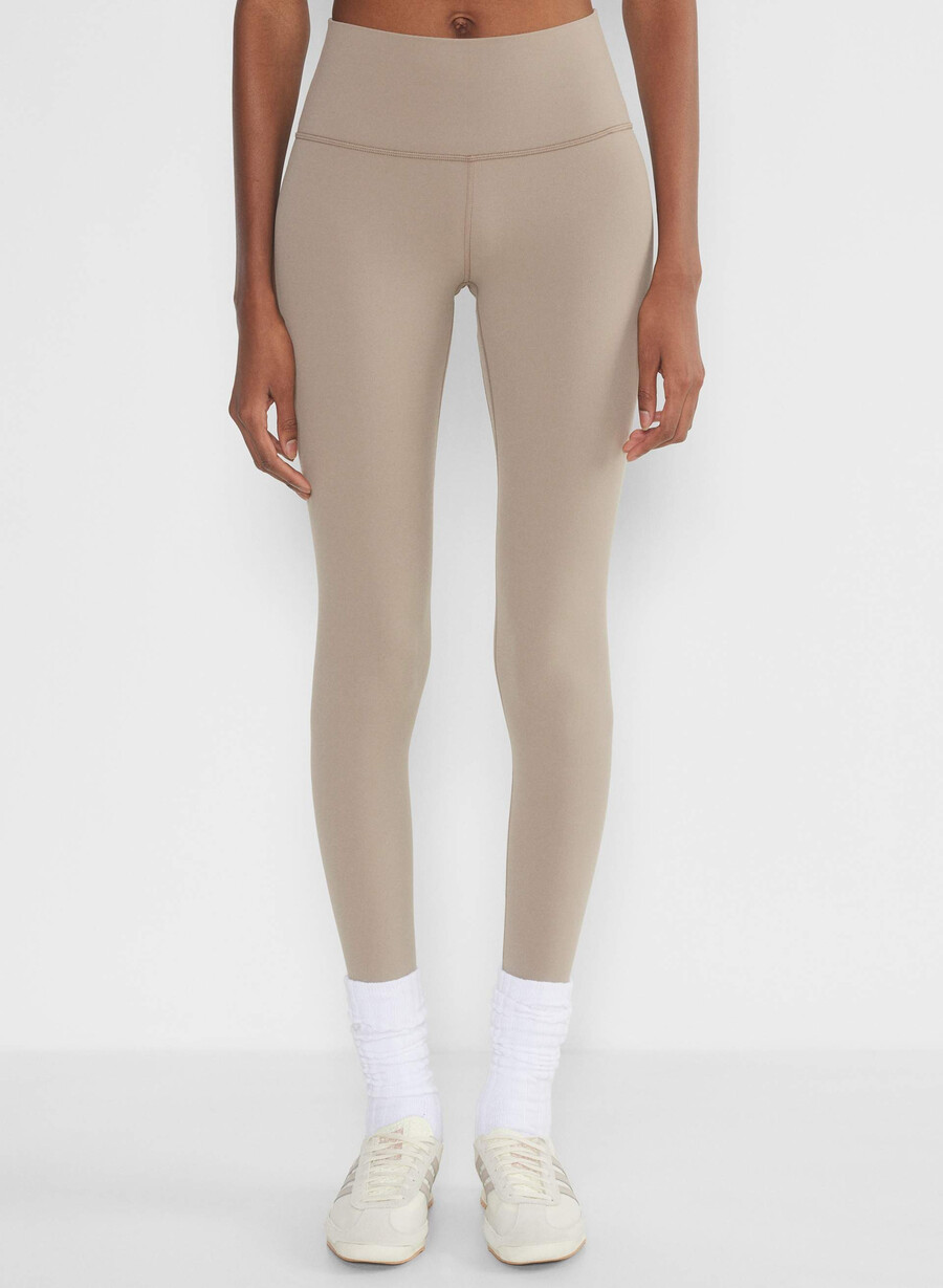 butter cheeky hi-rise leggings nomad taupe