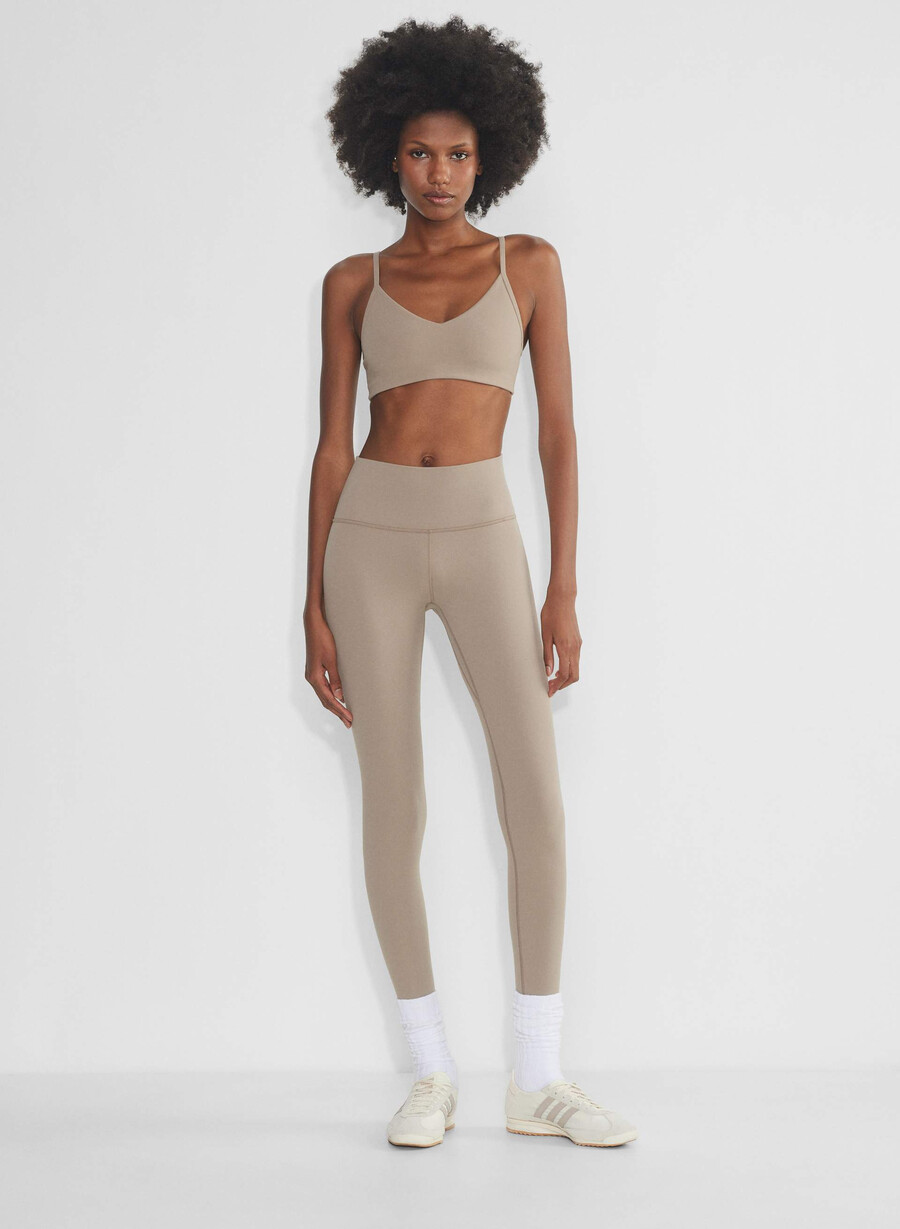 butter cheeky hi-rise leggings nomad taupe