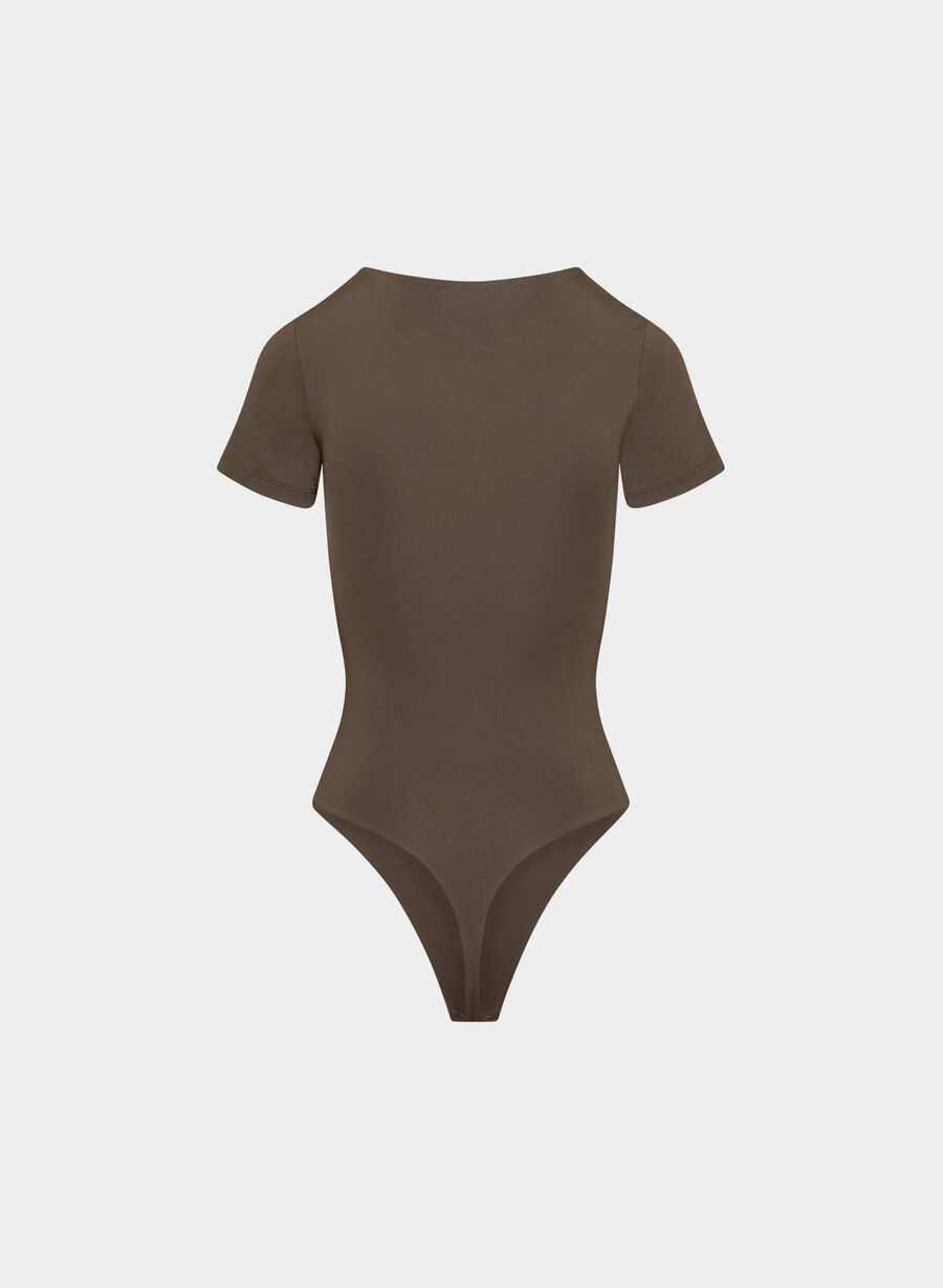 original contour vivacity crew bodysuit rich mocha brown