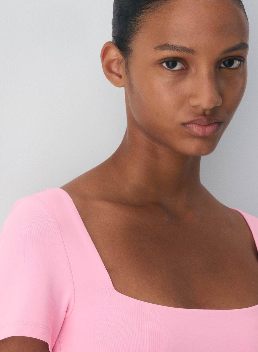 original contour manner bodysuit jellybean pink