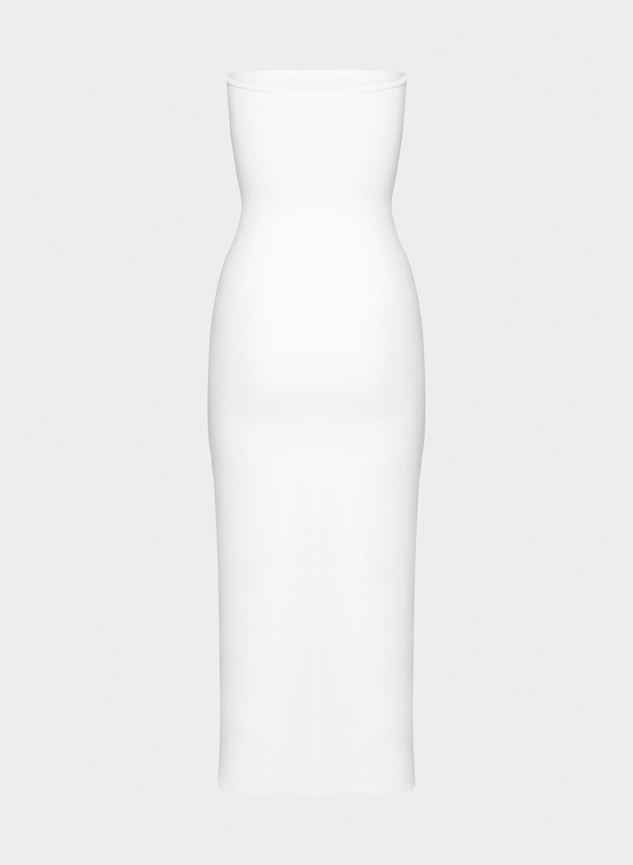 original contour enrapture maxi-schlauchkleid strahlend weiß