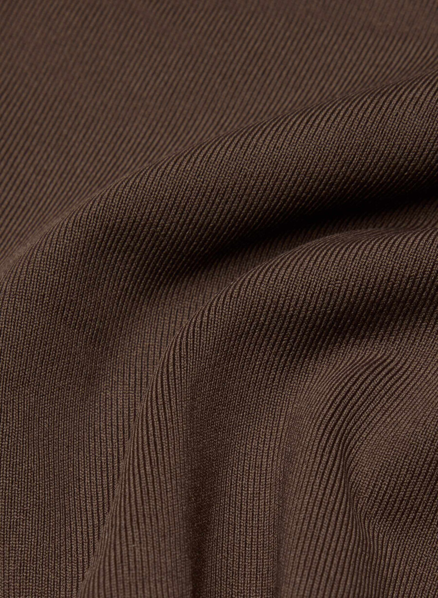 original contour enrapture maxi-schlauchkleid in sattem mokkabraun