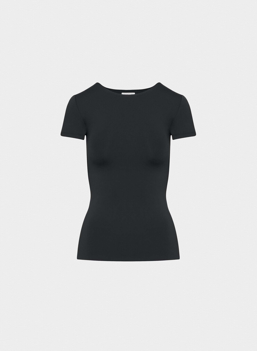 original contour crew hip t-shirt schwarz