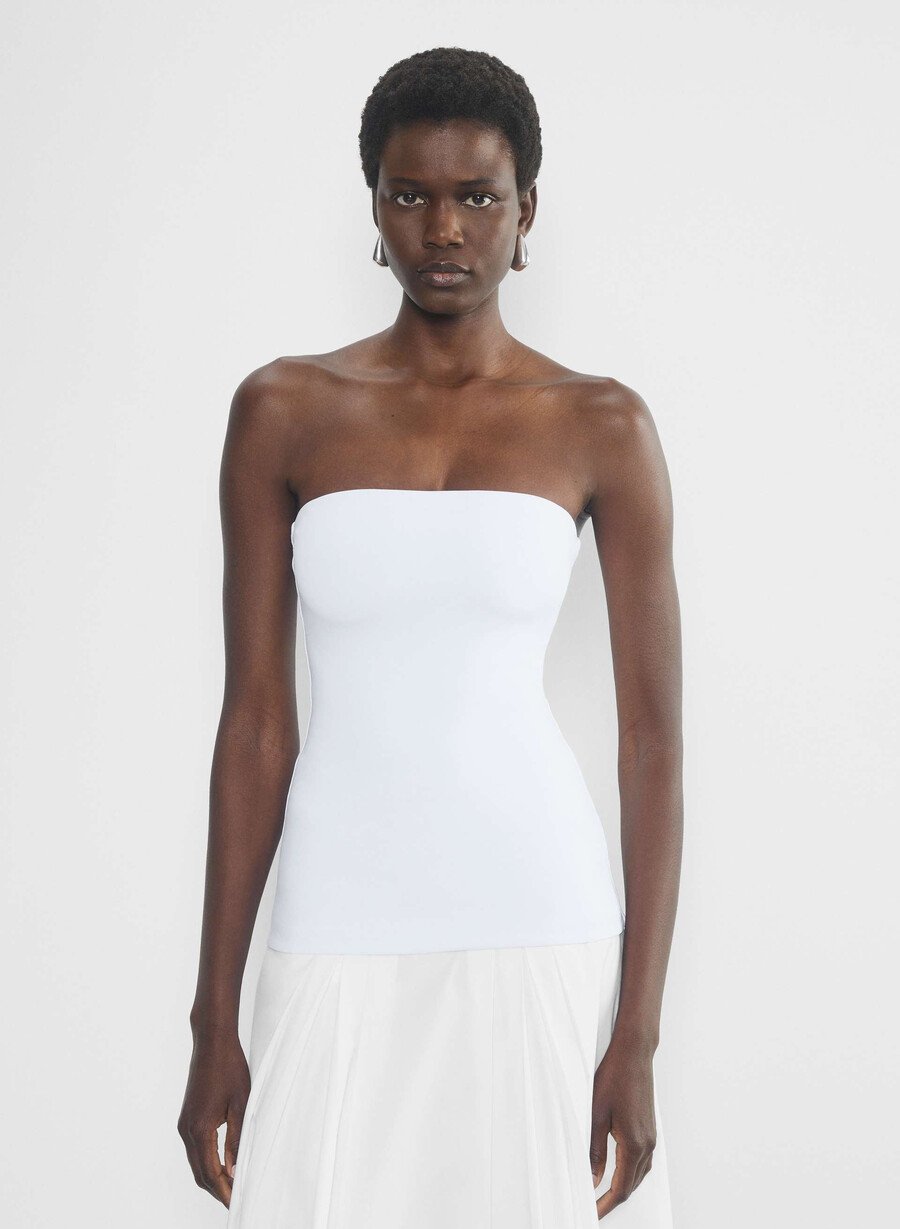 original contour hüft-tube-top strahlend weiß