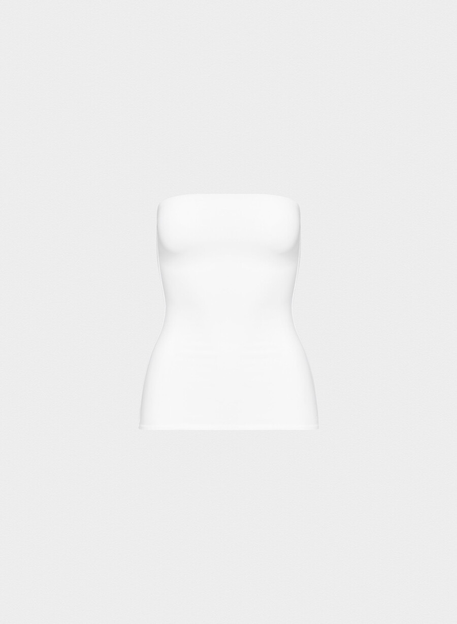 original contour hüft-tube-top strahlend weiß