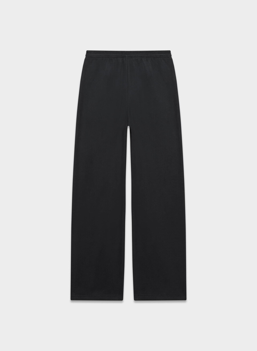 gemütliche boyfriend-sweatpants aus sweatfleece schwarz