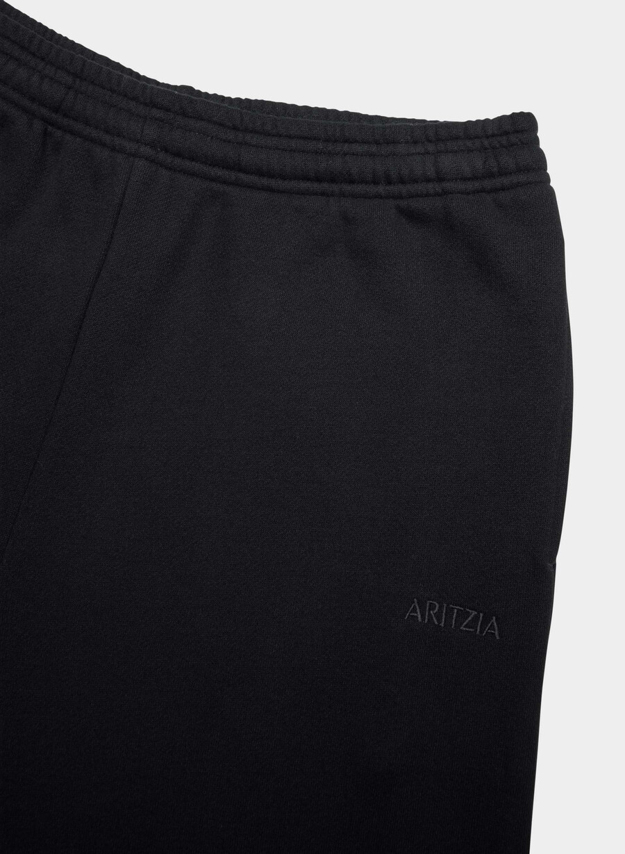 gemütliche boyfriend-sweatpants aus sweatfleece schwarz