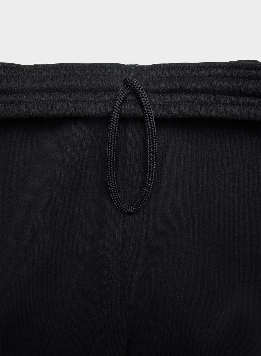gemütliche boyfriend-sweatpants aus sweatfleece schwarz