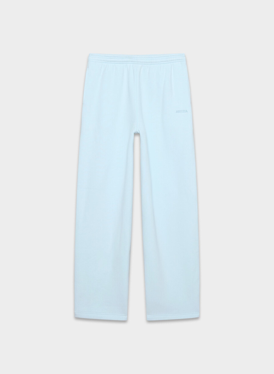 gemütliche sweatfleece boyfriend-jogginghose in villablau