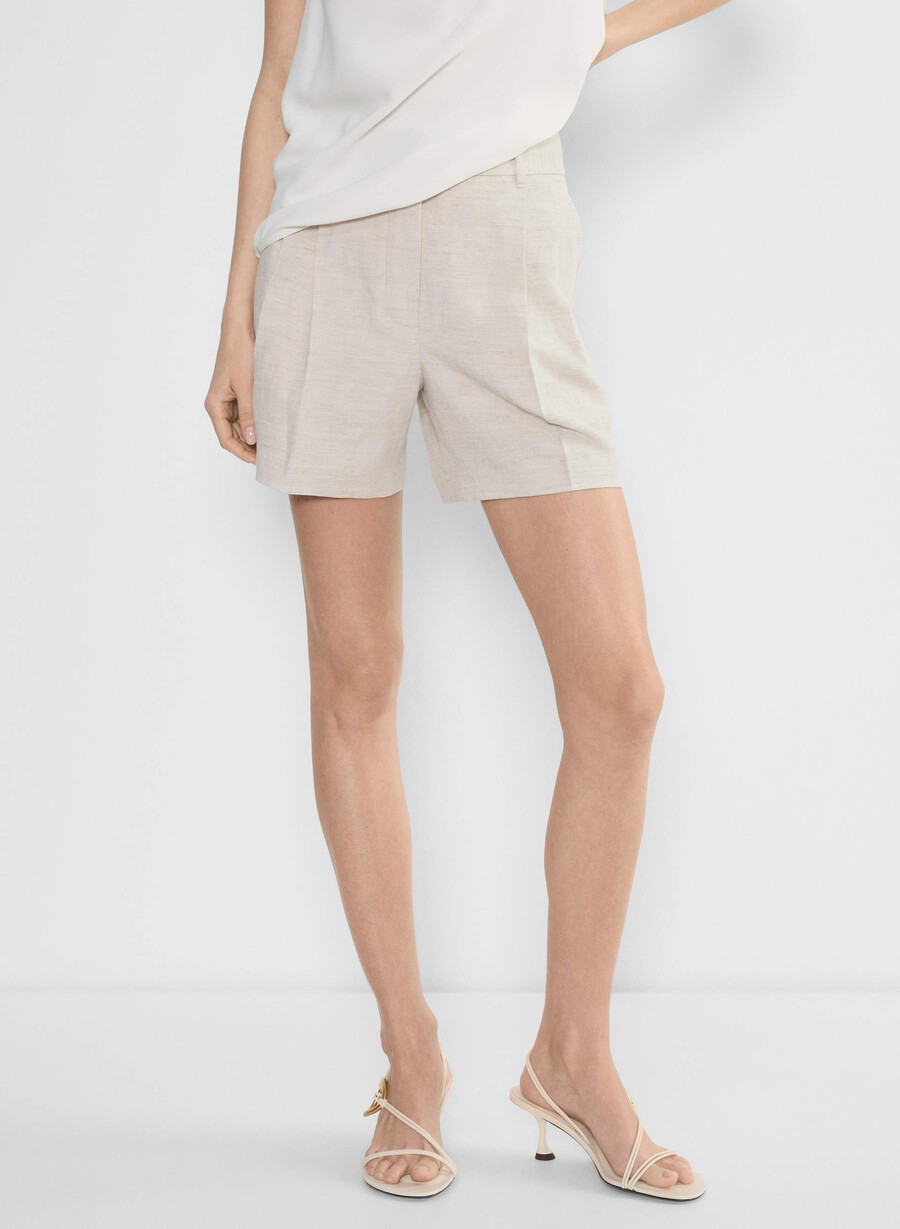 die mühelose short mid-thigh - cruiselinen natural ecru