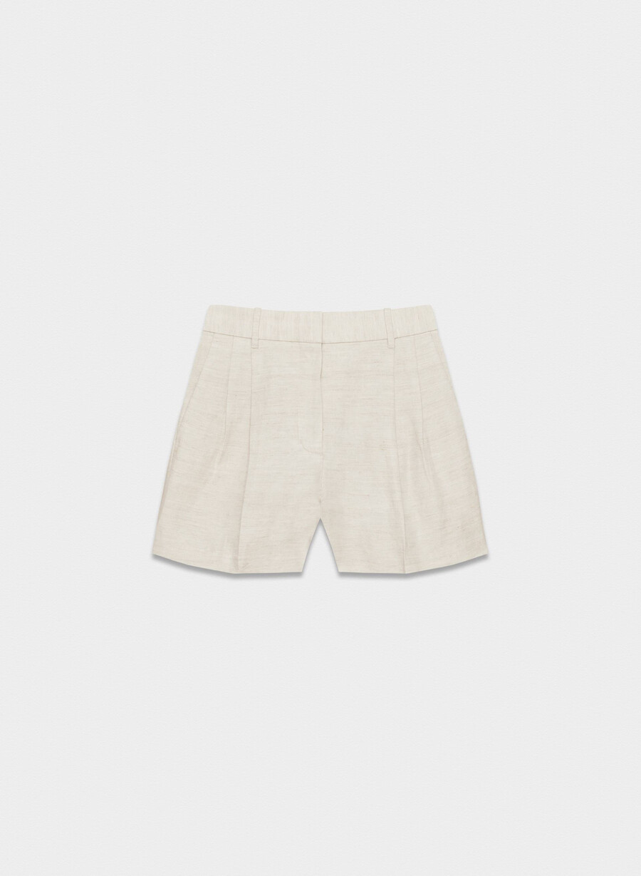 die mühelose short mid-thigh - cruiselinen natural ecru