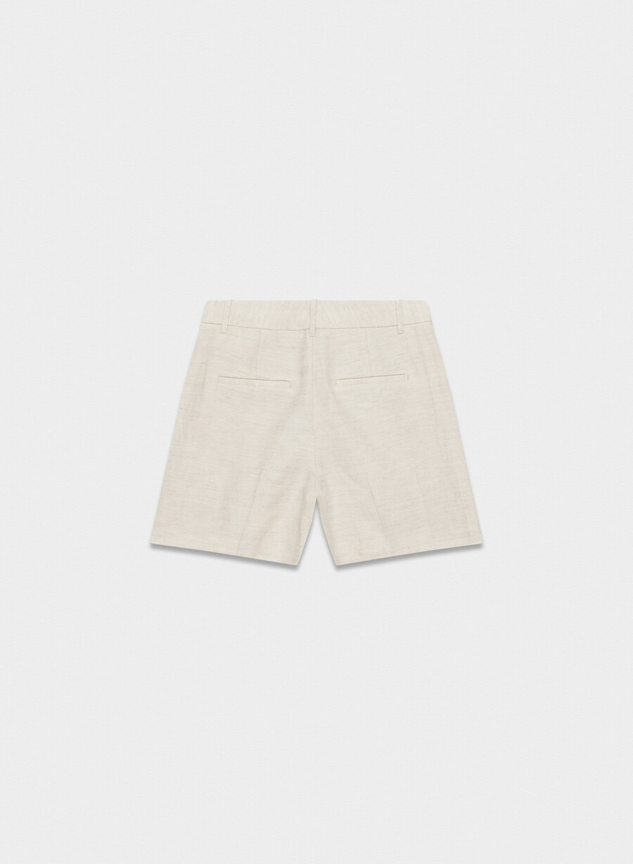die mühelose short mid-thigh - cruiselinen natural ecru