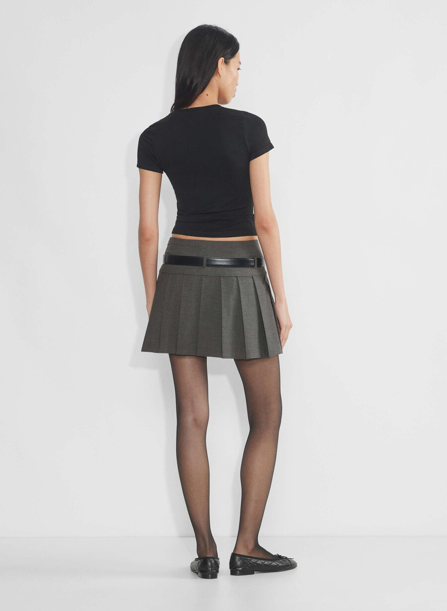 glattes nahtloses willow t-shirt schwarz