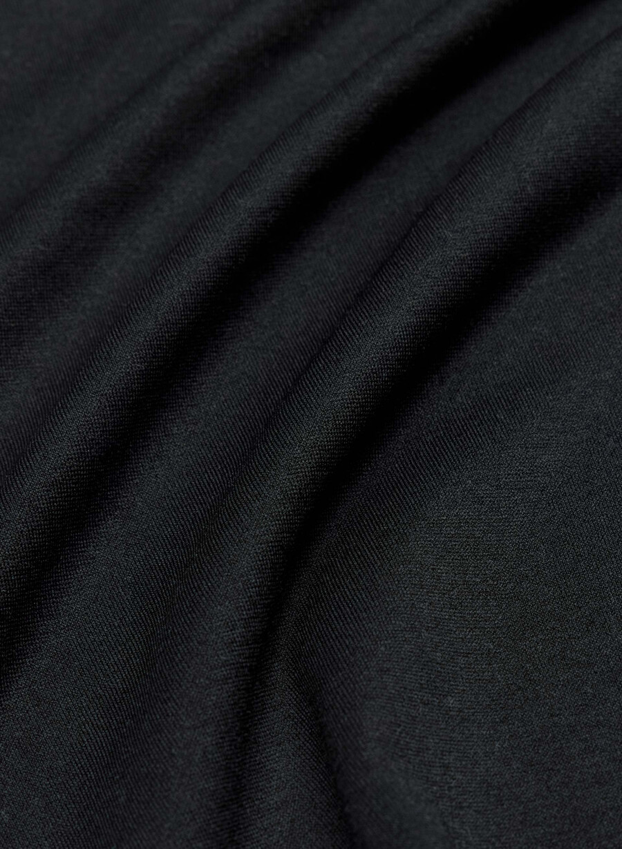 glattes nahtloses willow t-shirt schwarz