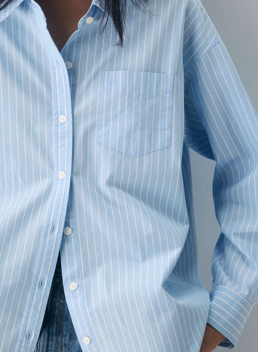 reminisce relaxed poplin shirt mtchll strp cf bbw