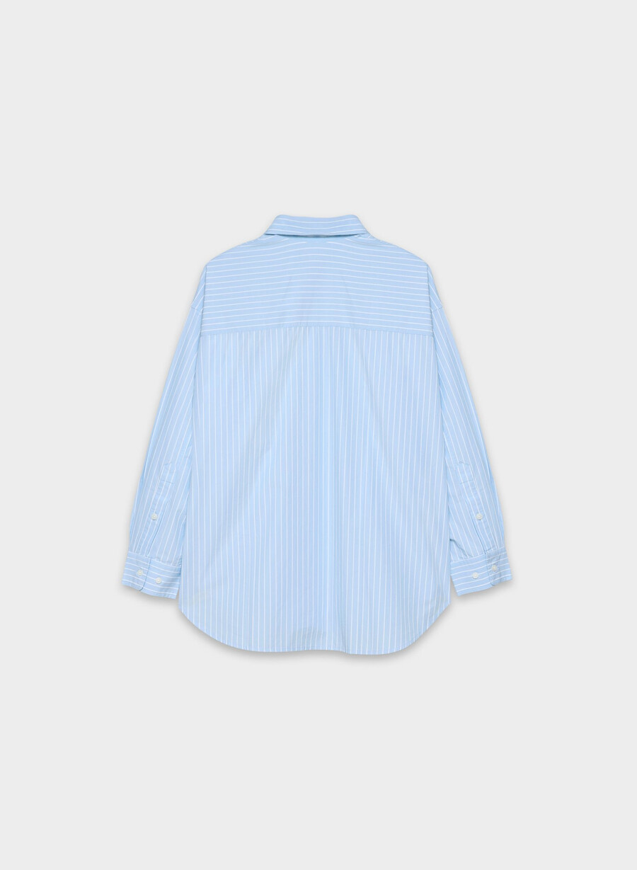 reminisce relaxed poplin shirt mtchll strp cf bbw