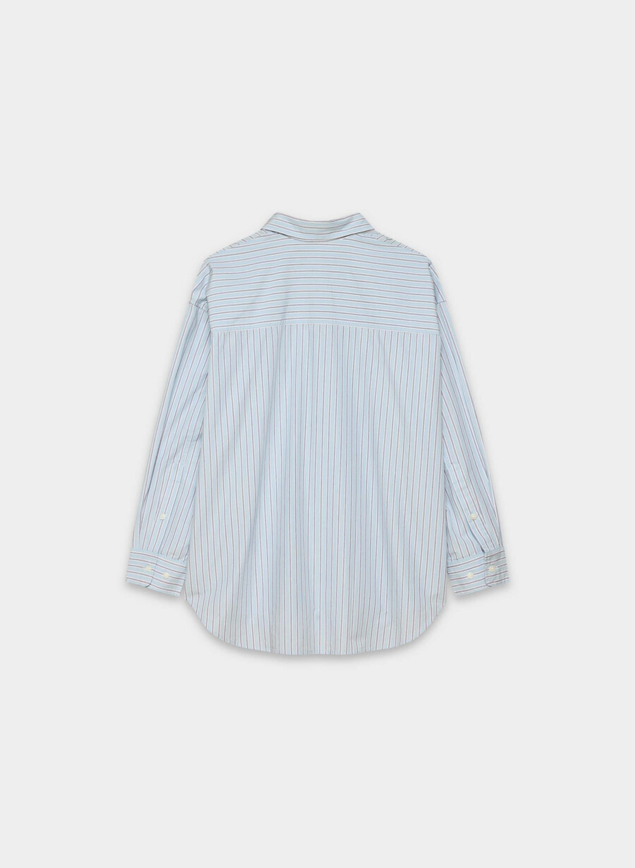 reminisce relaxed poplin shirt wnstn strpe d blbw