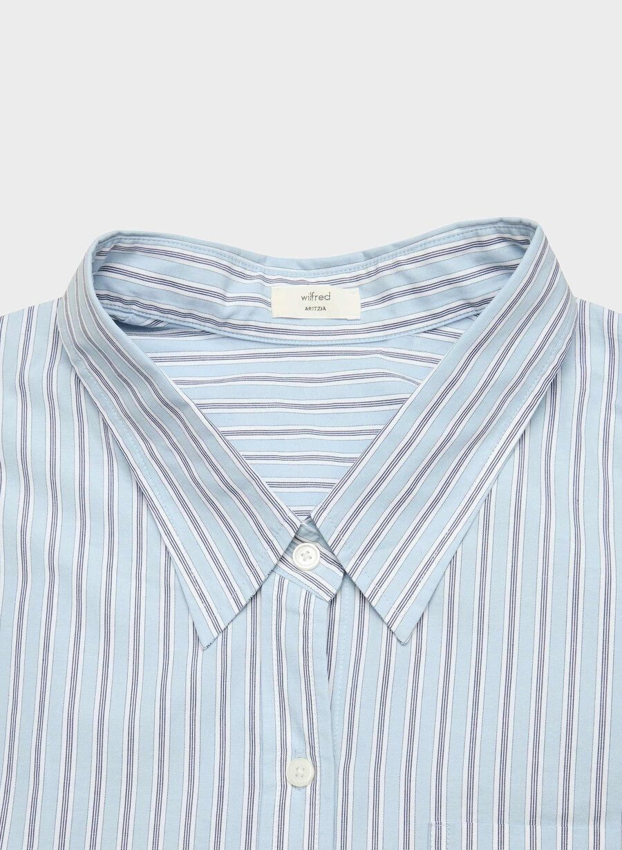 reminisce relaxed poplin shirt wnstn strpe d blbw