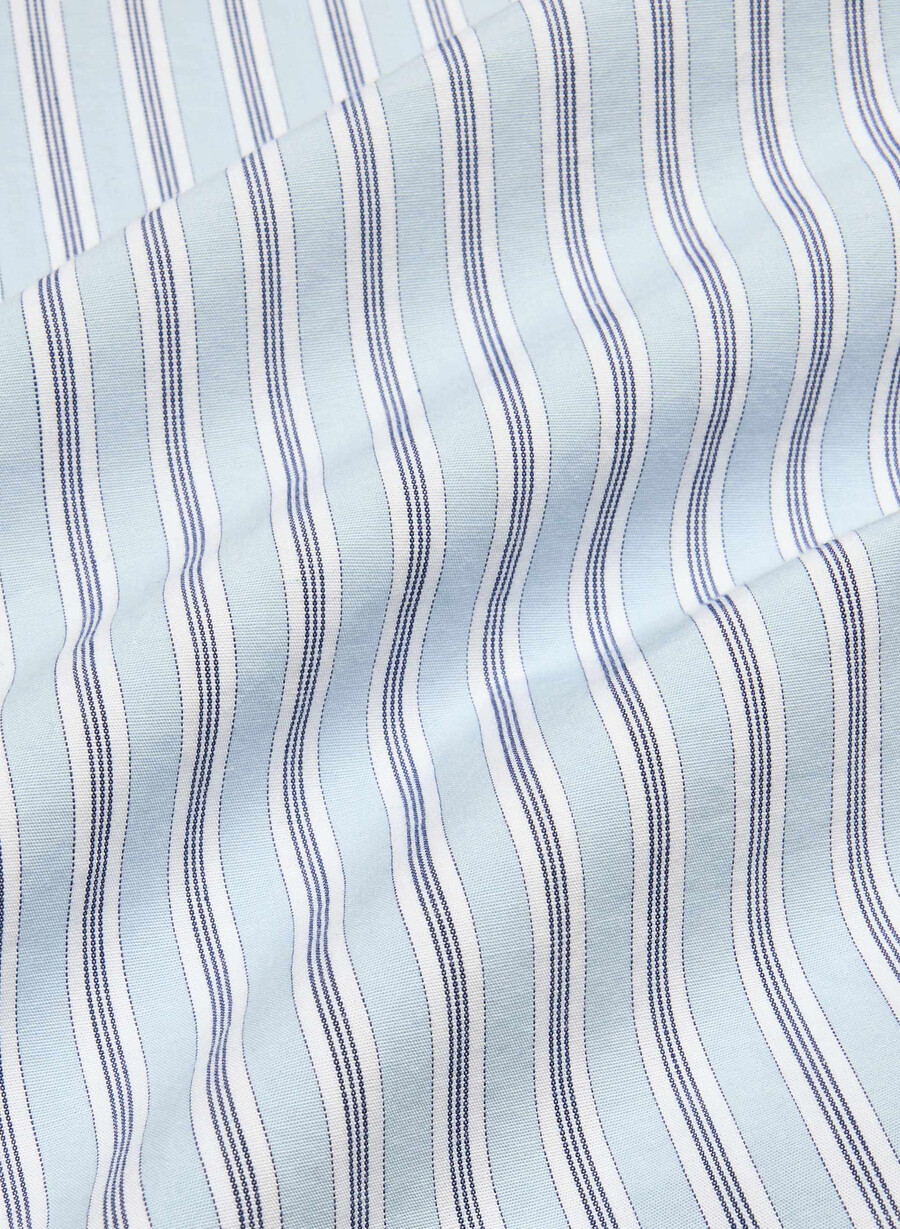 reminisce relaxed poplin shirt wnstn strpe d blbw