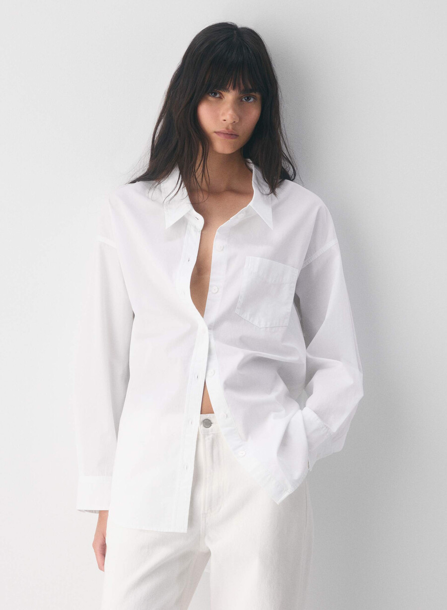 reminisce relaxed poplin shirt wnstn strpe d blbw