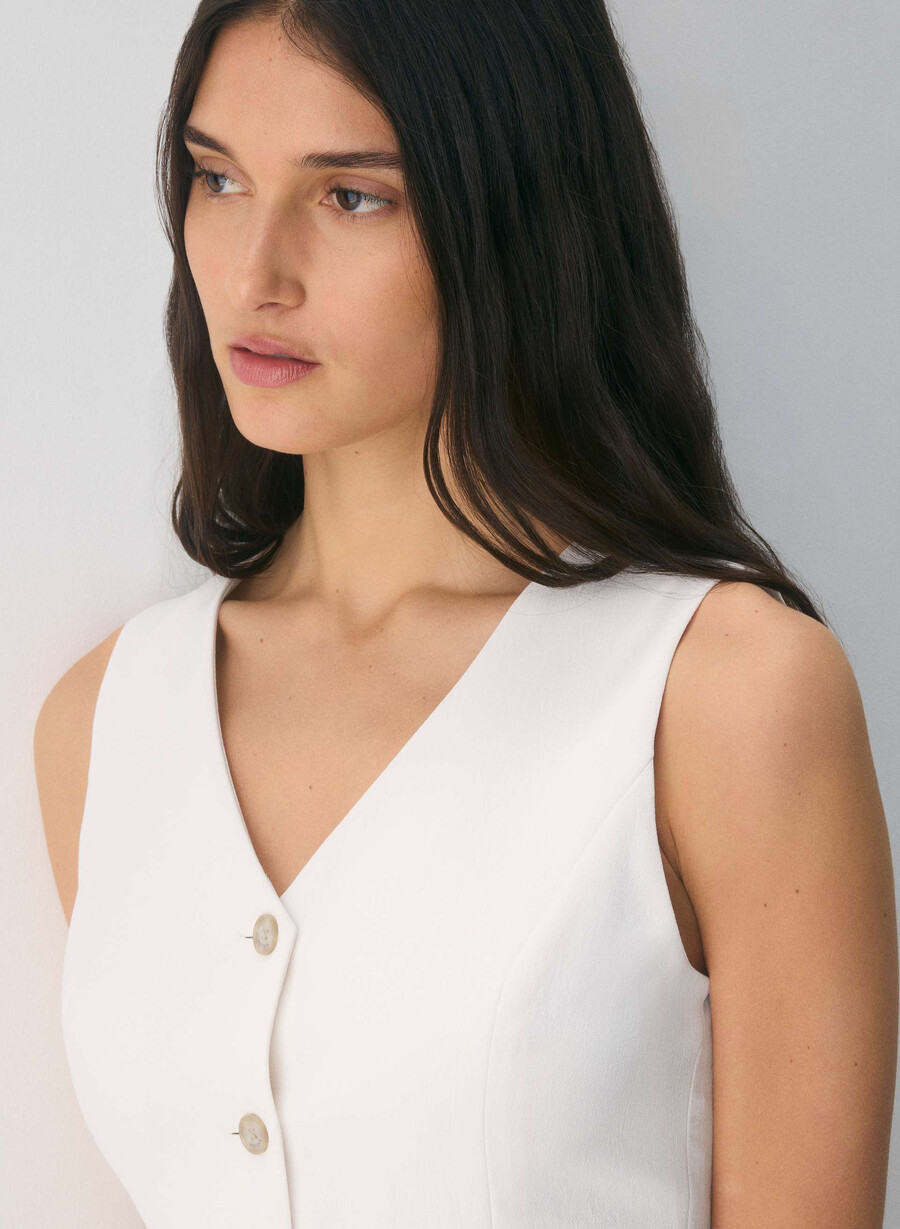 aria kleid - crepette hellbirke