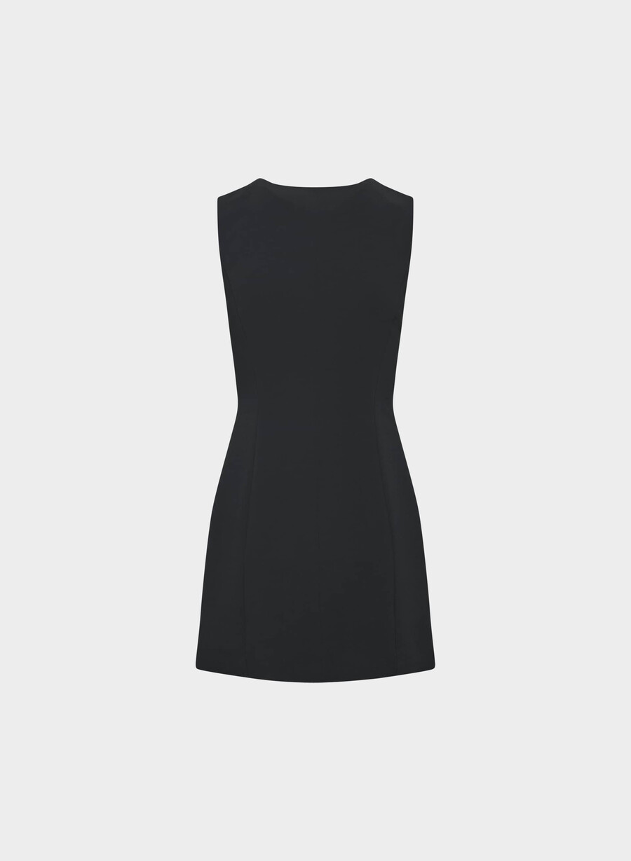 aria-kleid – crepette schwarz