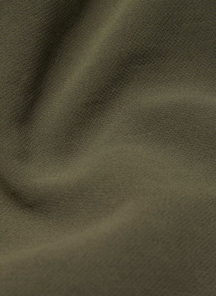 aria-kleid – crepette dunkel olive