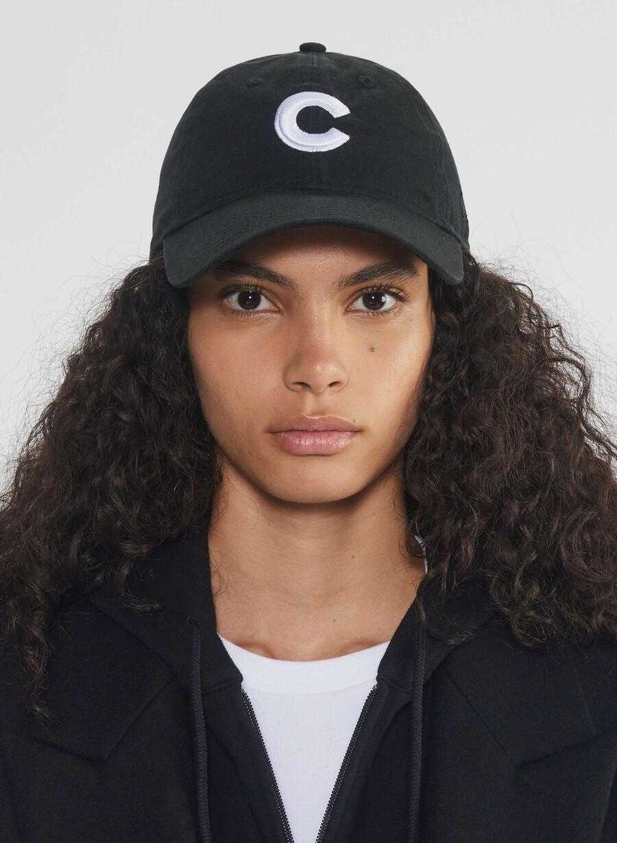 new era chicago cubs 9twenty kappe gewaschenes schwarzweiß