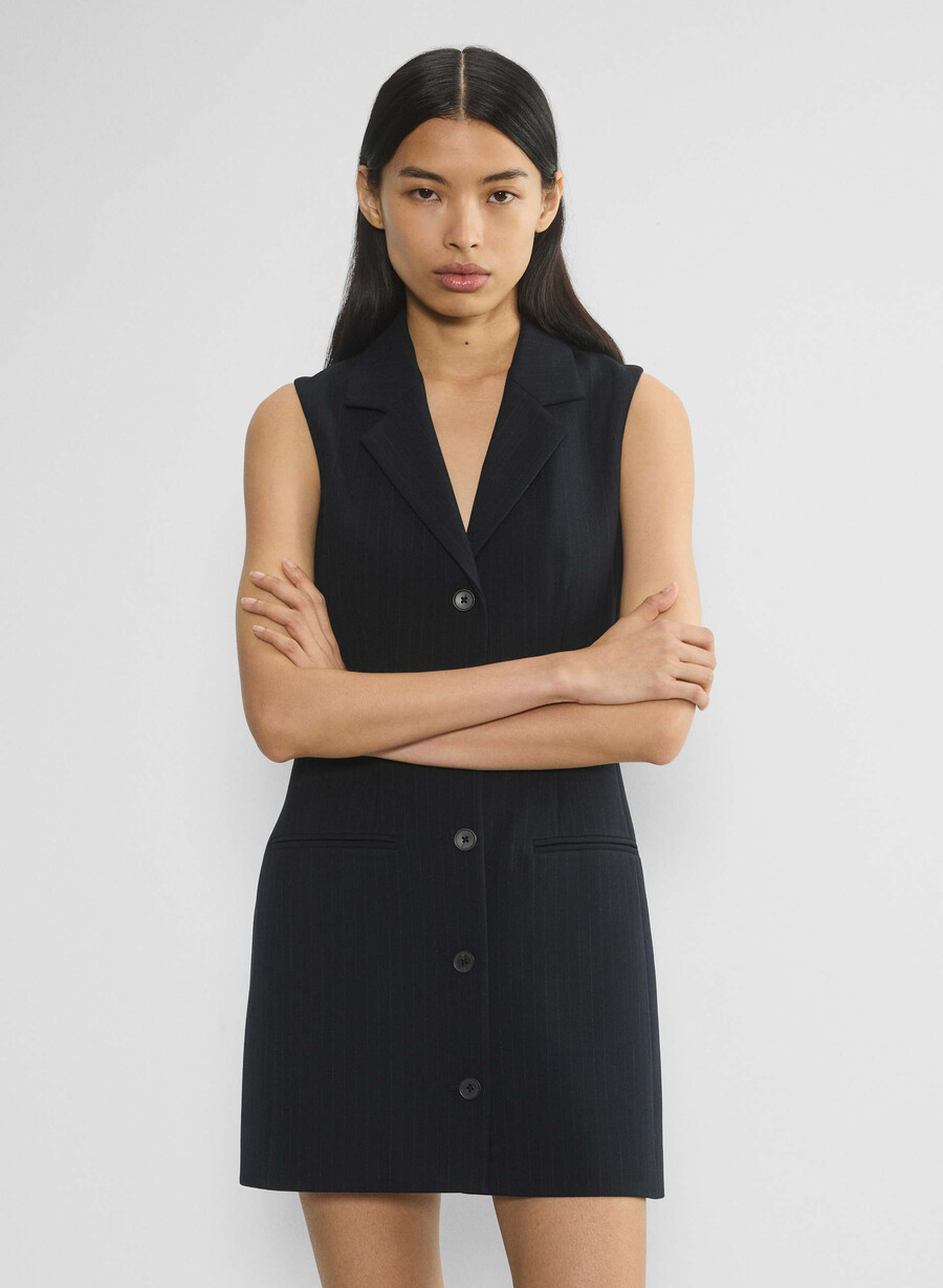 mastermind dress stn strp dn nvc gr