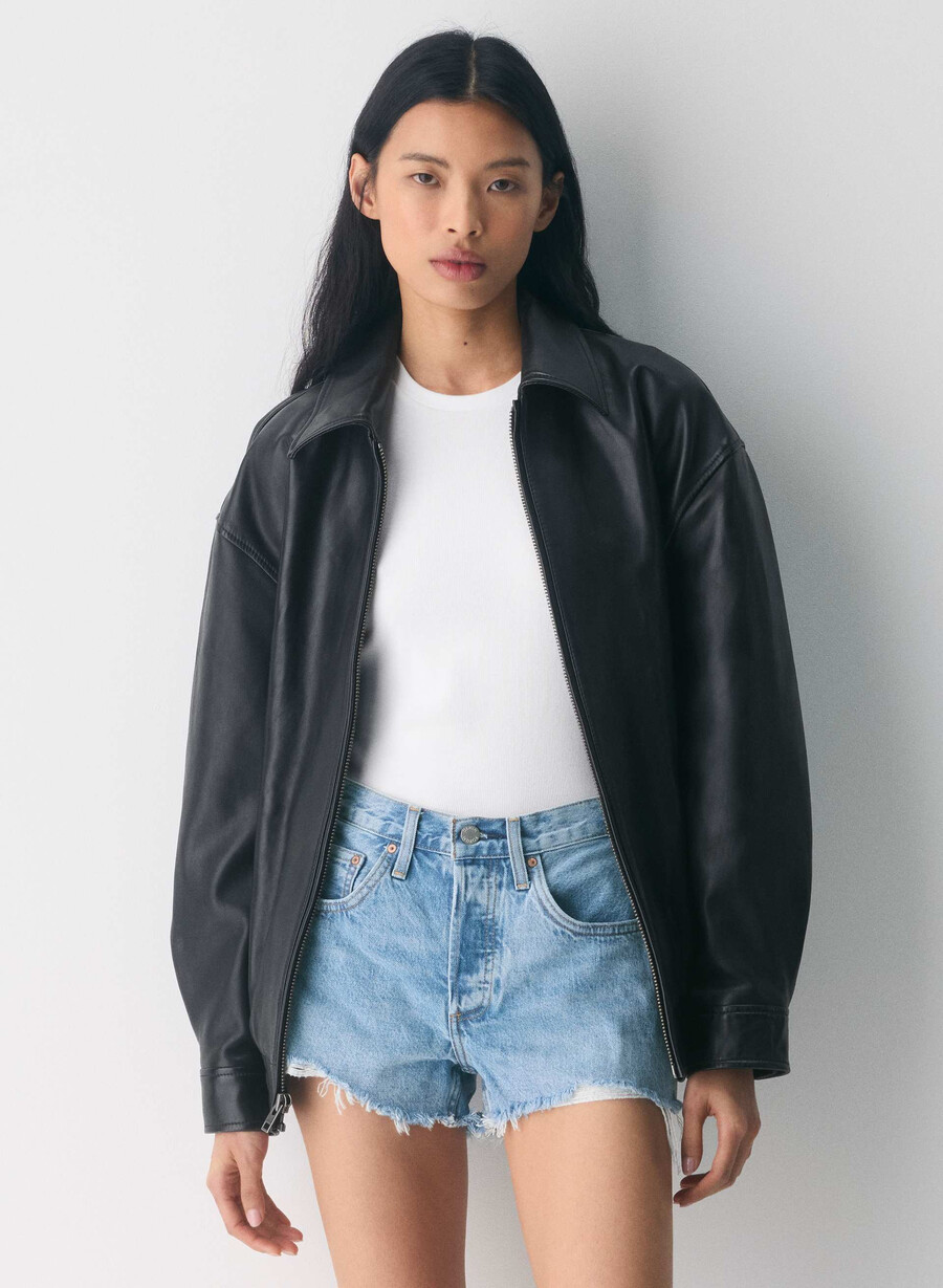 denim forum die vintage-jeansshorts aus den 90ern mit abgeschnittenen kanten 7 yrs bleu taboo