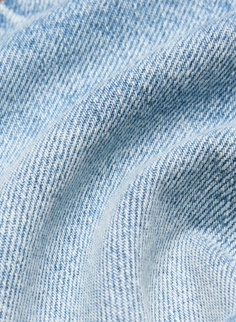 denim forum die vintage-jeansshorts aus den 90ern mit abgeschnittenen kanten 7 yrs bleu taboo