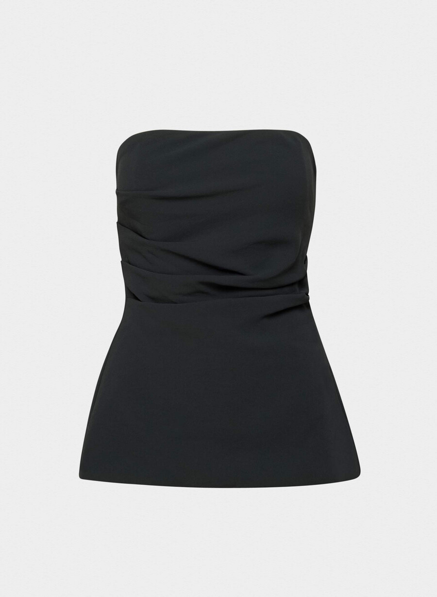 lilou tube top schwarz