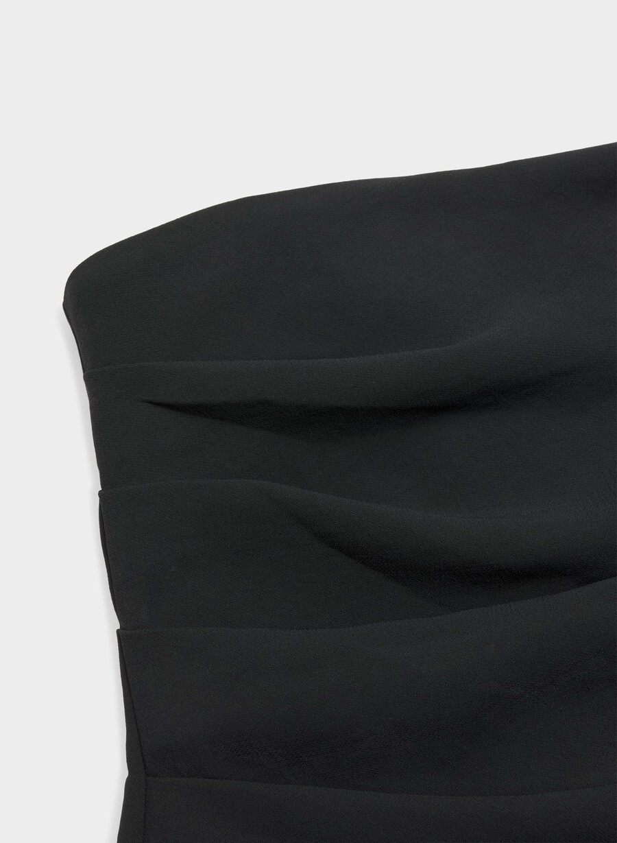 lilou tube top schwarz