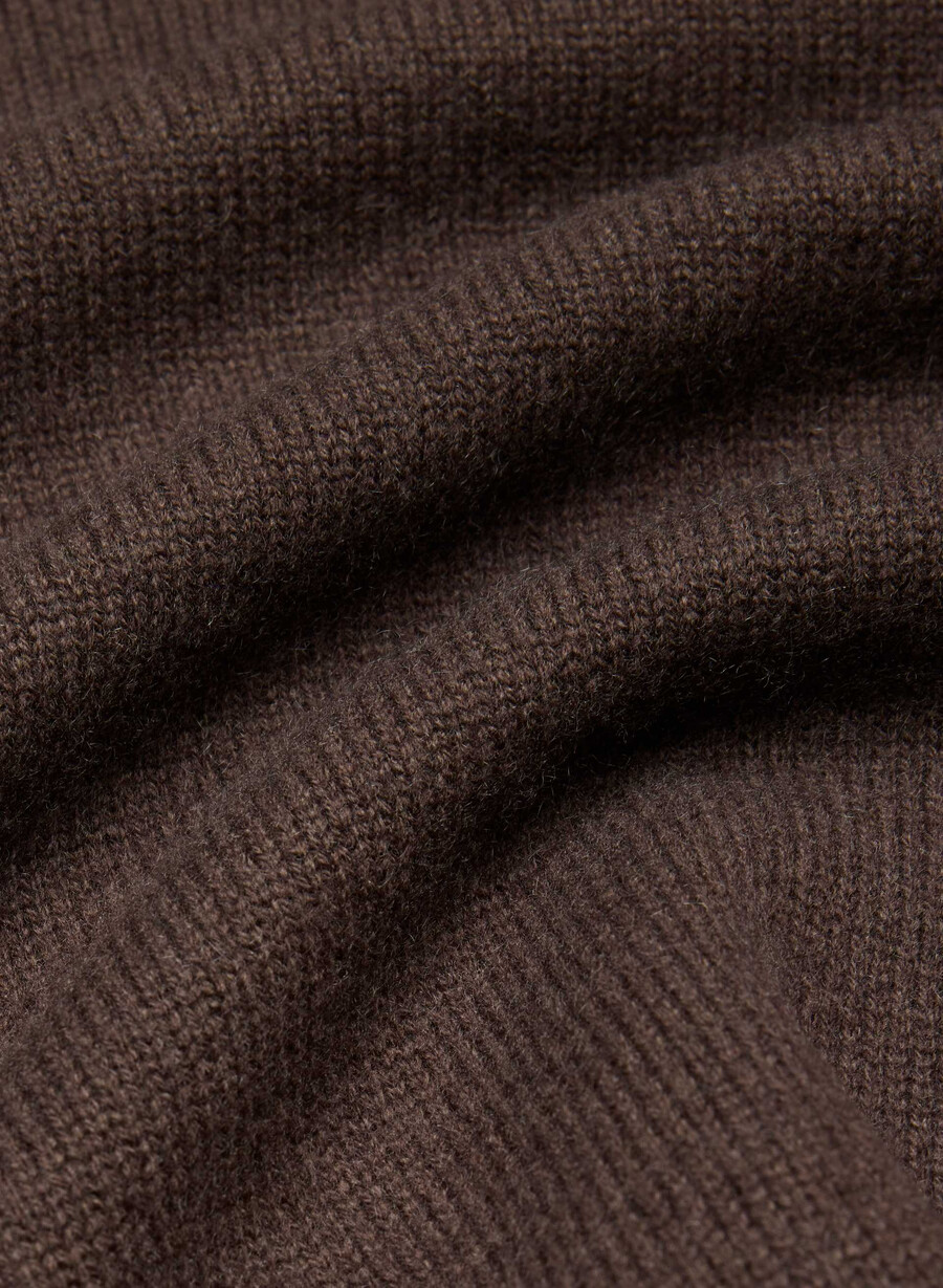 isabelle woll-kaschmir-pullover sattes mokkabraun