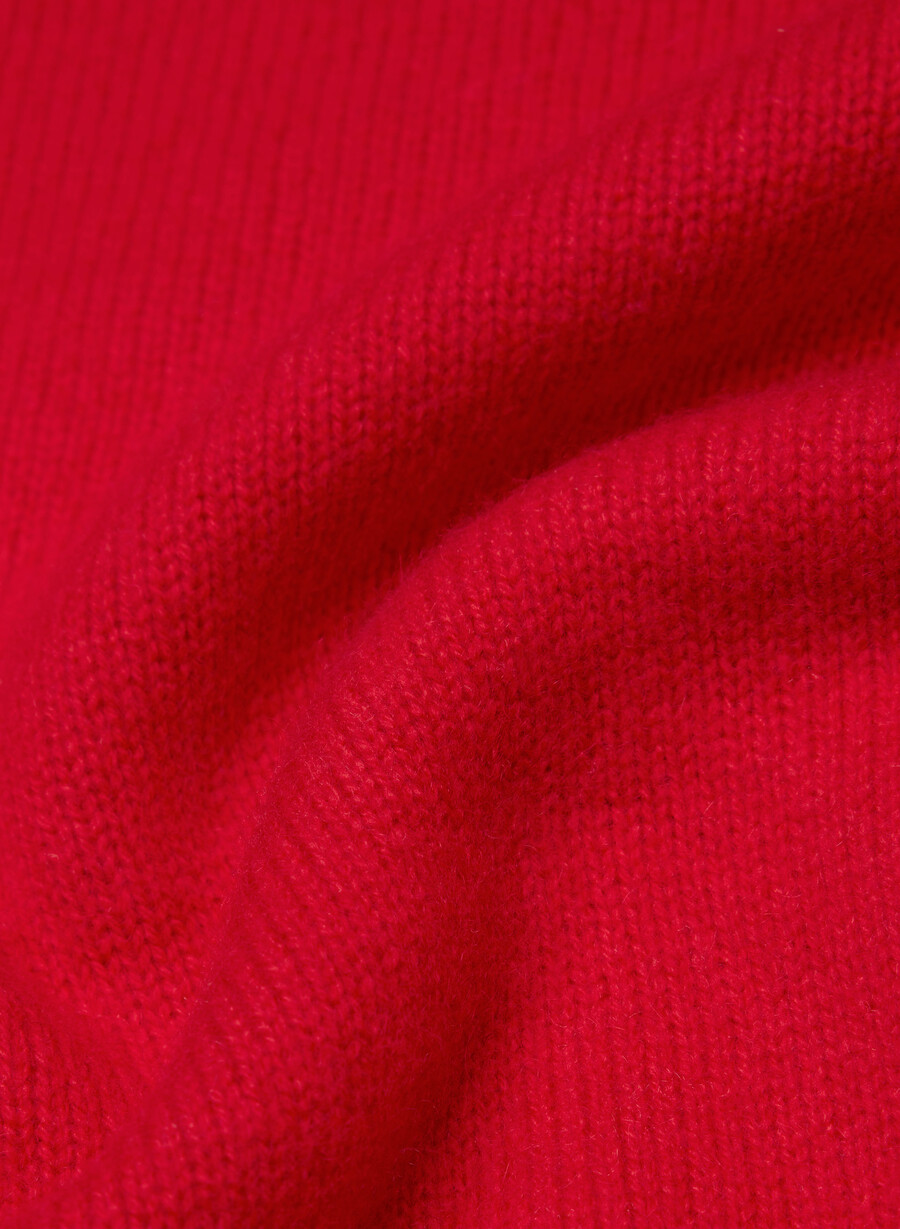 isabelle woll-kaschmir-pullover blinkendes rot