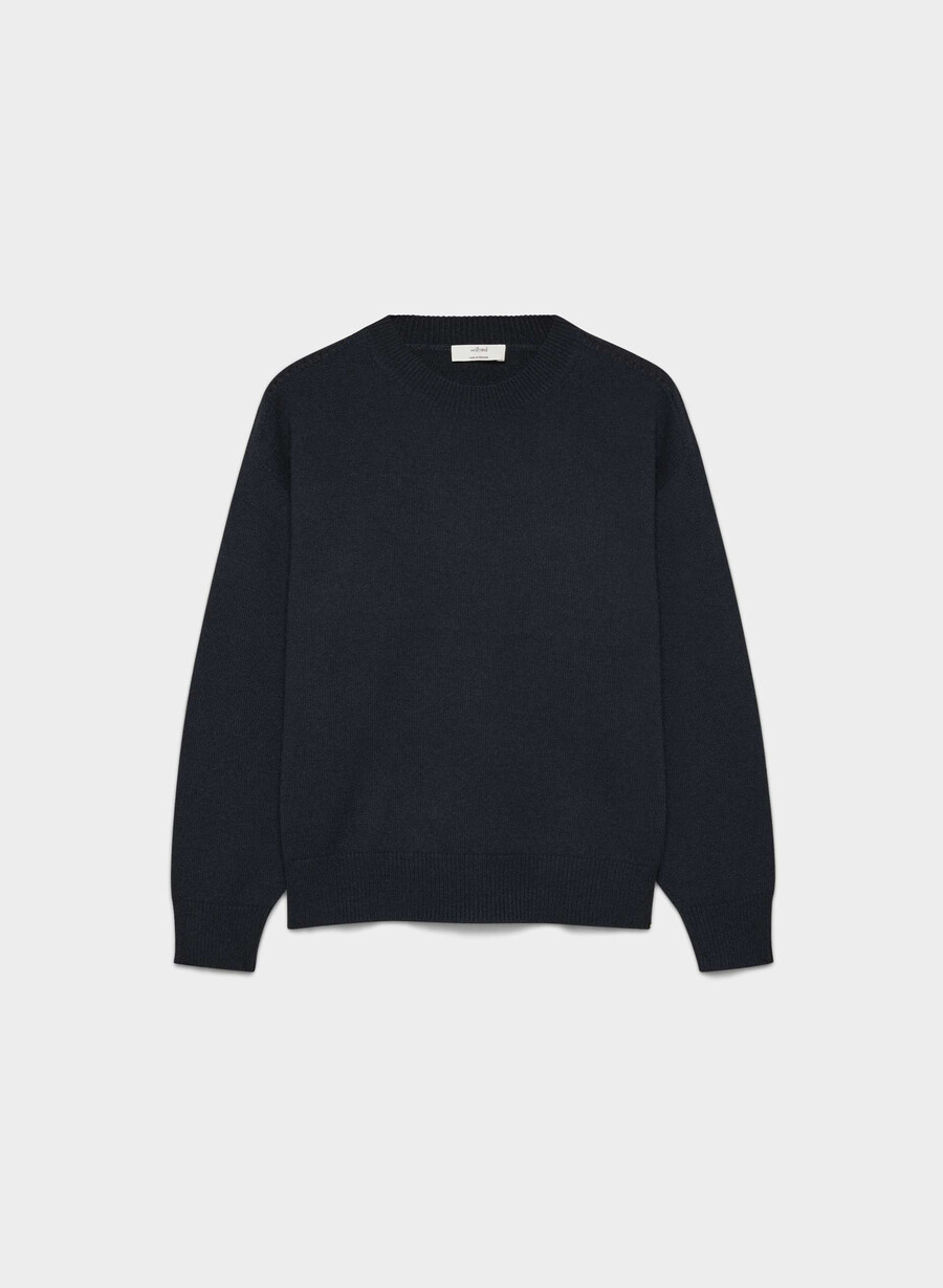 isabelle woll-kaschmirpullover dunkelblau