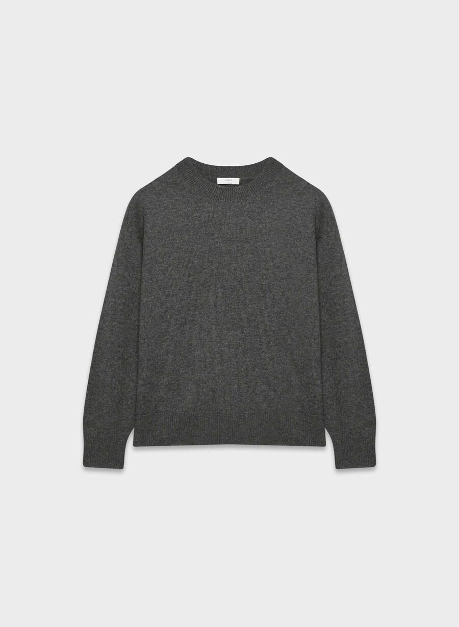 isabelle woll-kaschmir-pullover metalle anthrazit