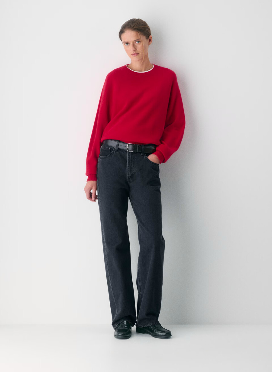isabelle woll-kaschmir-pullover metalle anthrazit