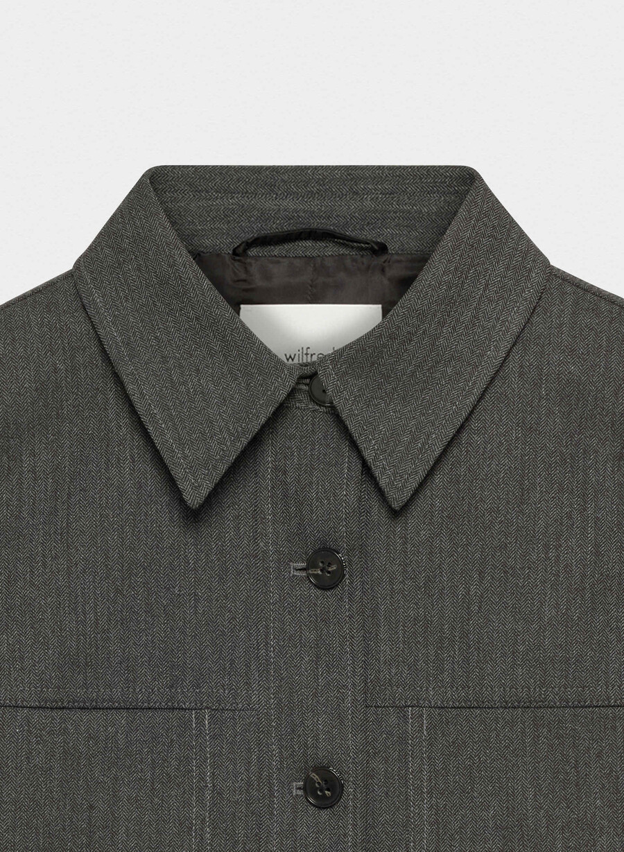 kurze jacke chaney schwarzgrau