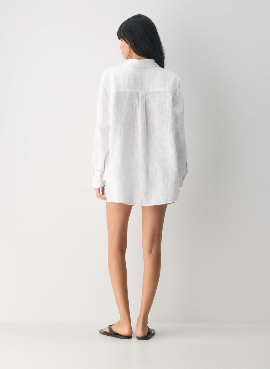 airplush cotton segelhemd weiss