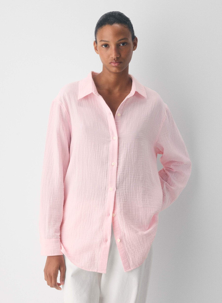 airplush cotton segelhemd villa pink
