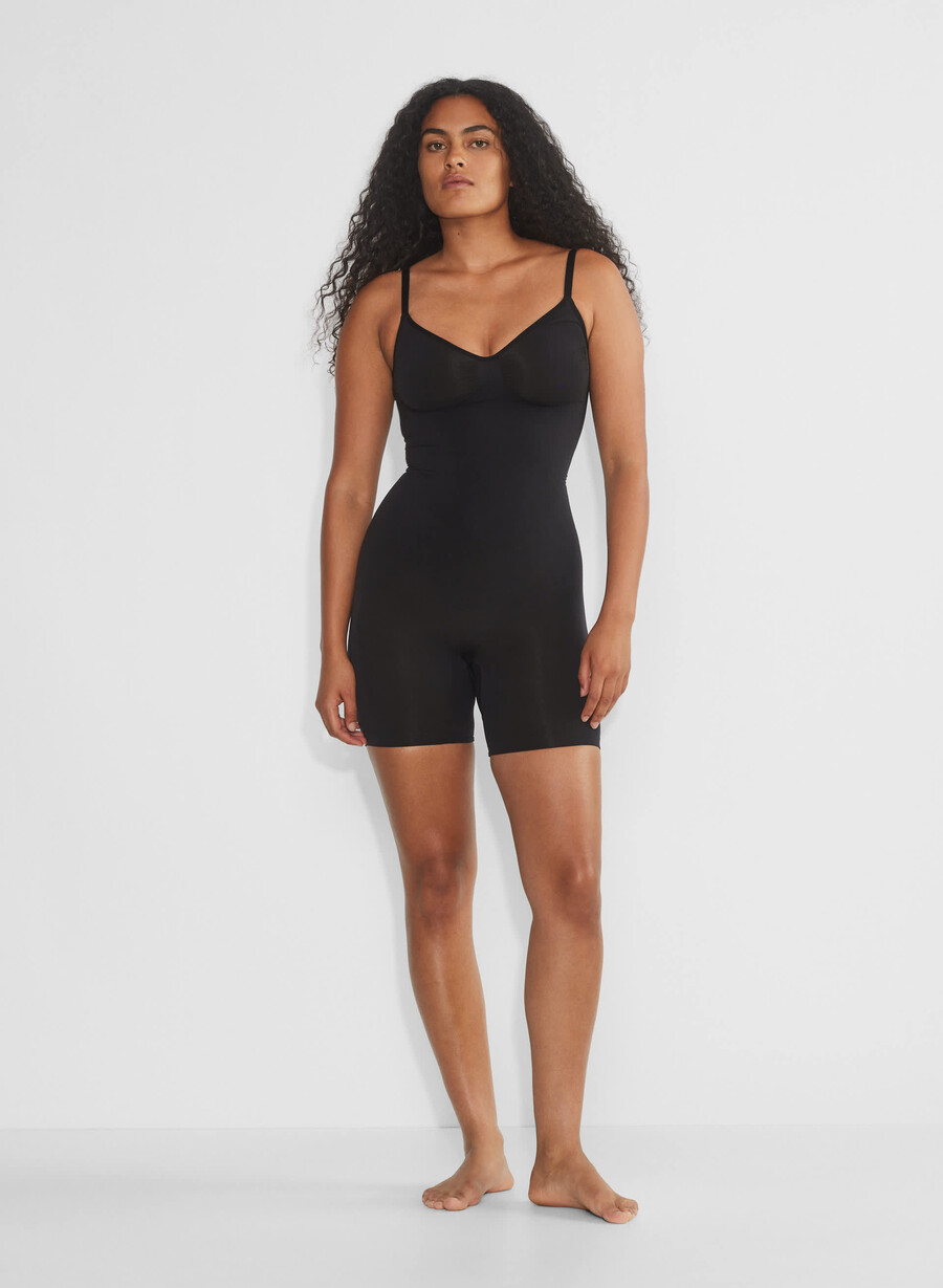 shapeenhance nahtloser body mit mittellangem oberschenkel toasty