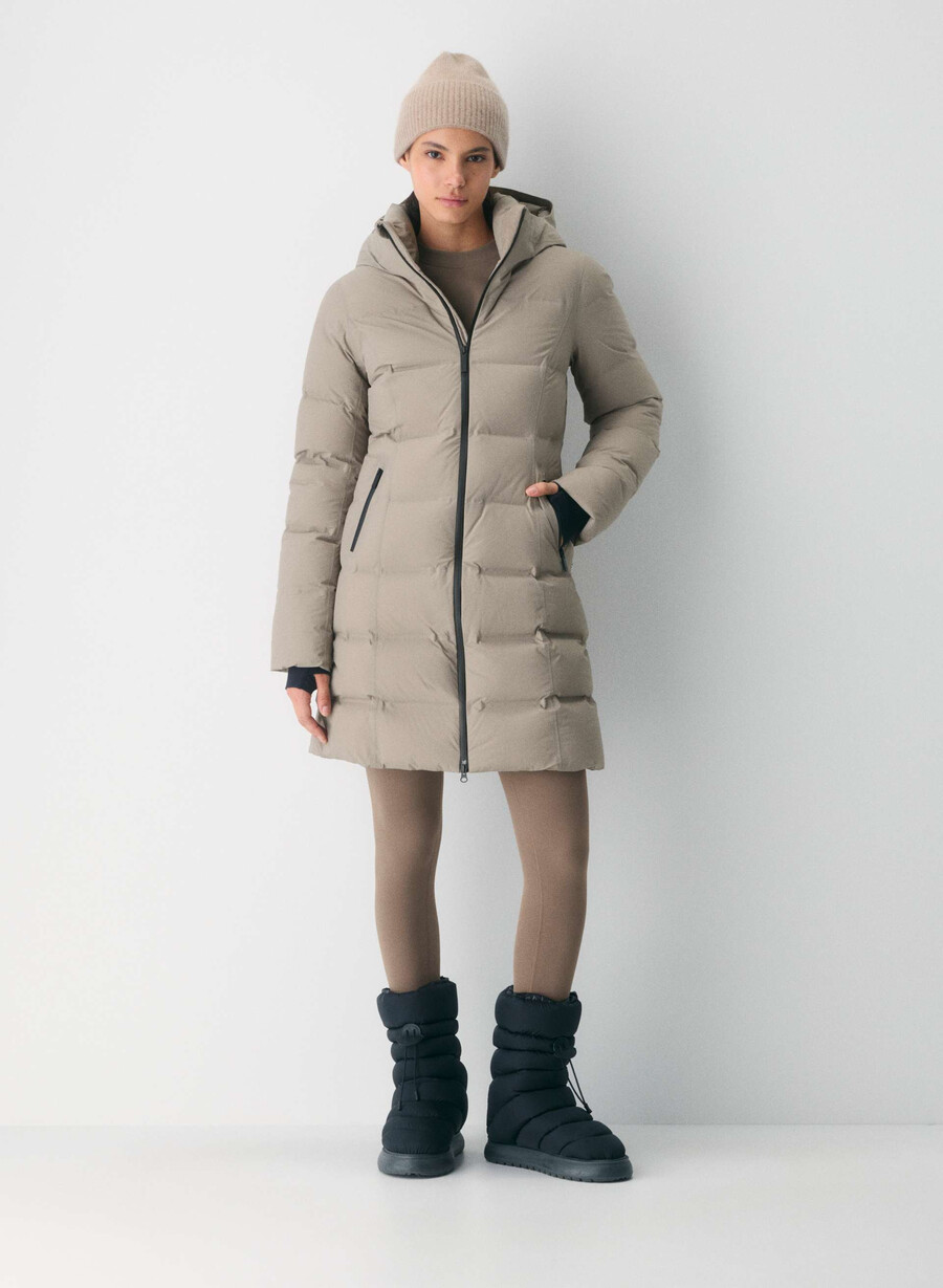 der supersnug puff₂o mid - rainstop modern taupe