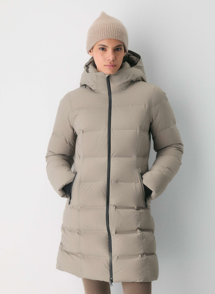 der supersnug puff₂o mid - rainstop modern taupe