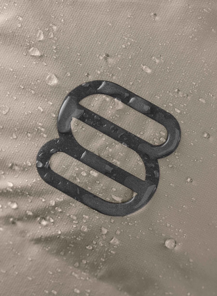 der supersnug puff₂o mid - rainstop modern taupe