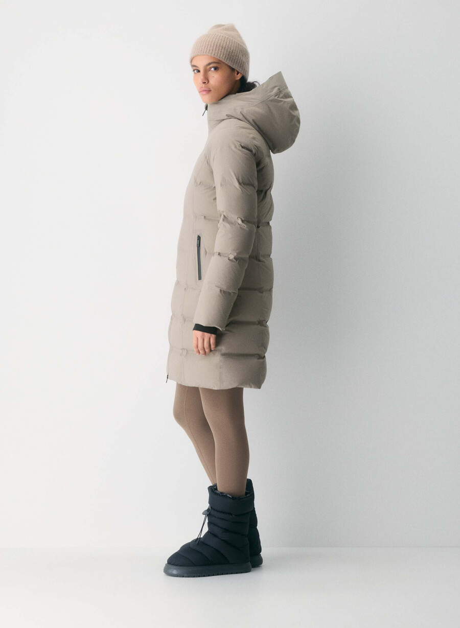 der supersnug puff₂o mid - rainstop modern taupe