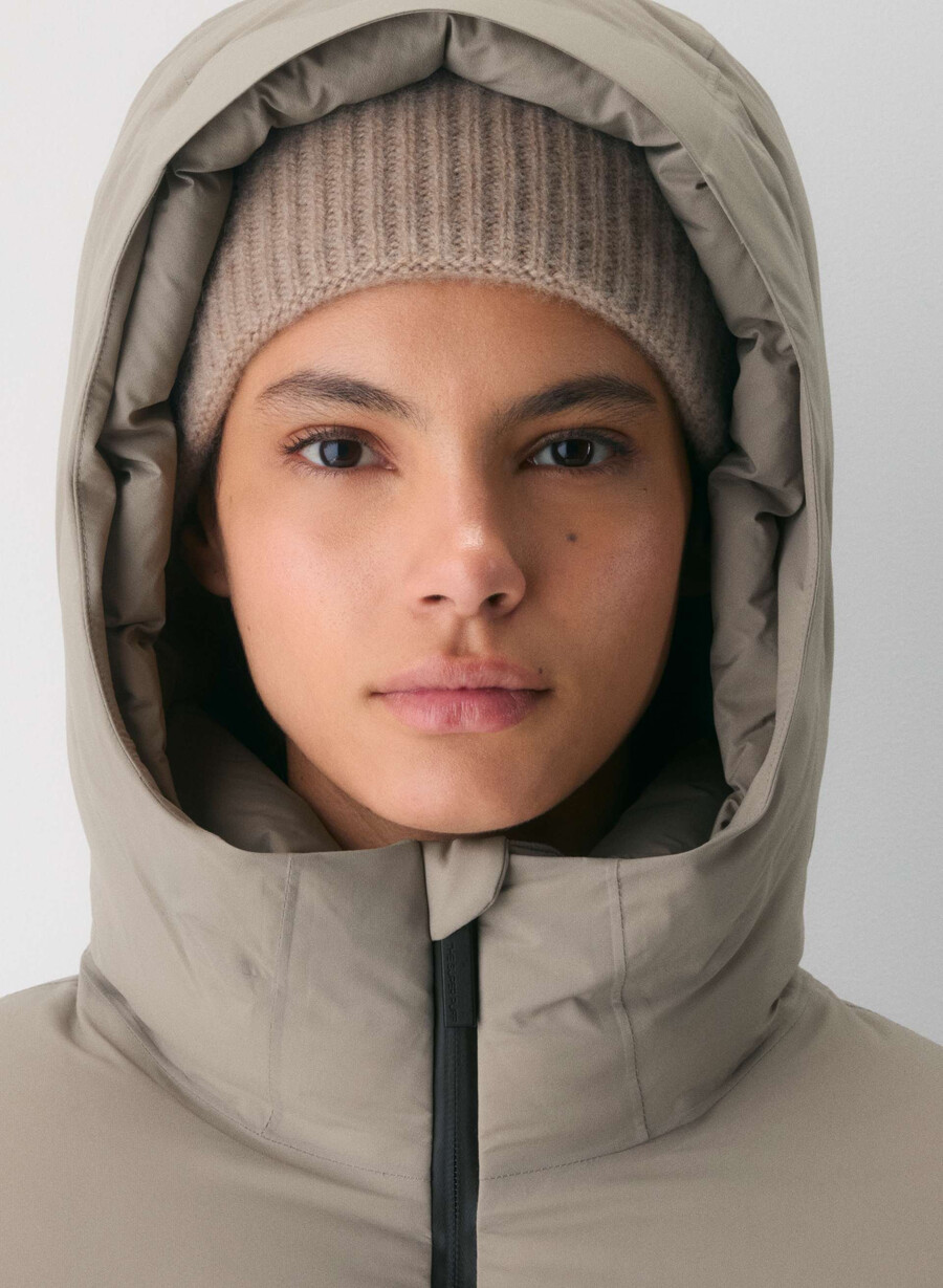 der supersnug puff₂o mid - rainstop modern taupe