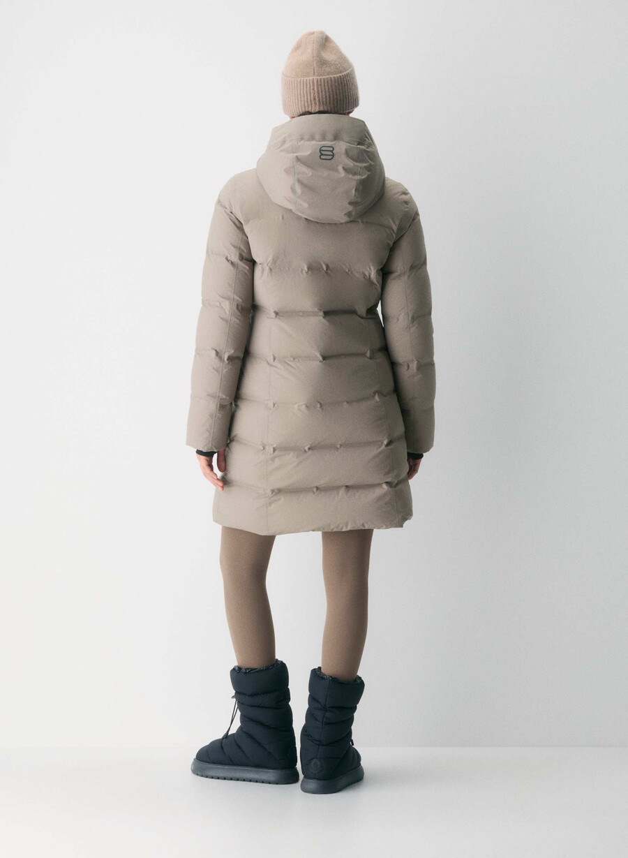 der supersnug puff₂o mid - rainstop modern taupe