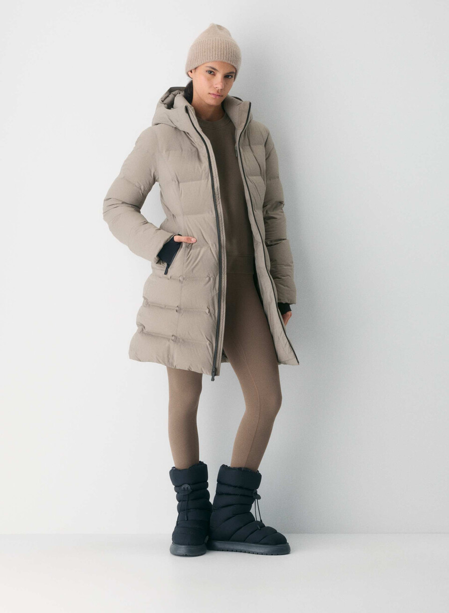 der supersnug puff₂o mid - rainstop modern taupe